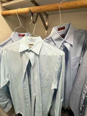 Classic Light Blue Dress Shirt - 5 for 60